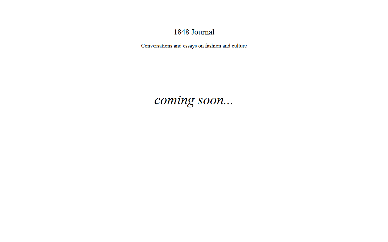 1848journal.com screenshot