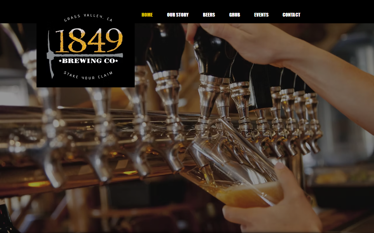 1849brewingco.com screenshot