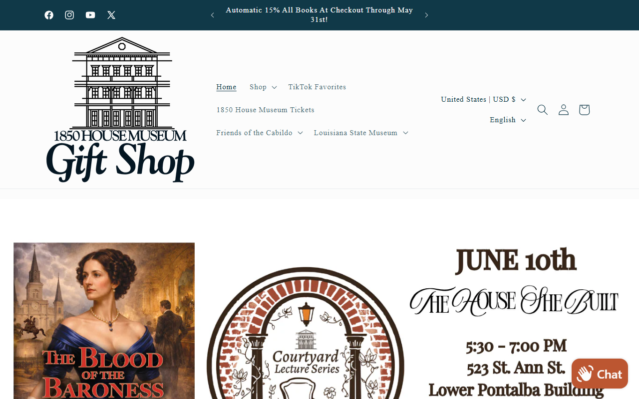 1850housestore.com screenshot