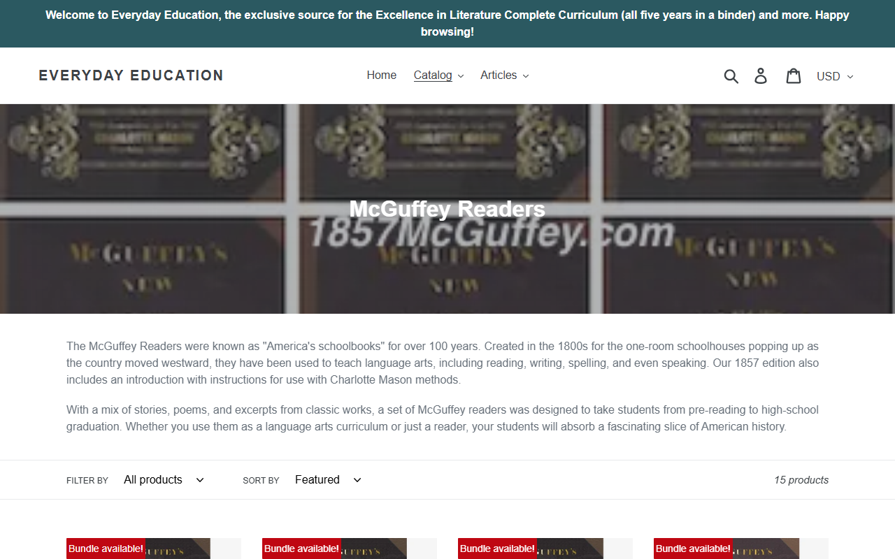 1857mcguffey.com screenshot