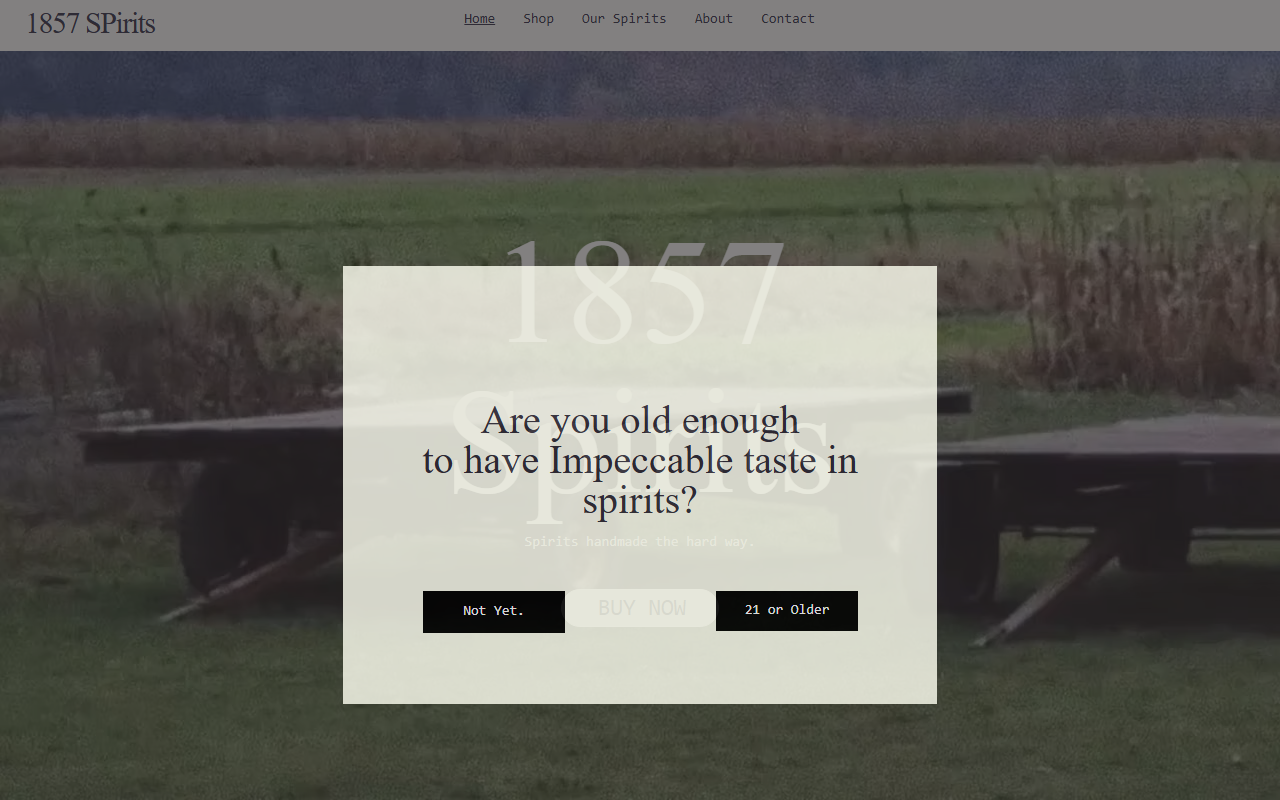 1857spirits.com screenshot