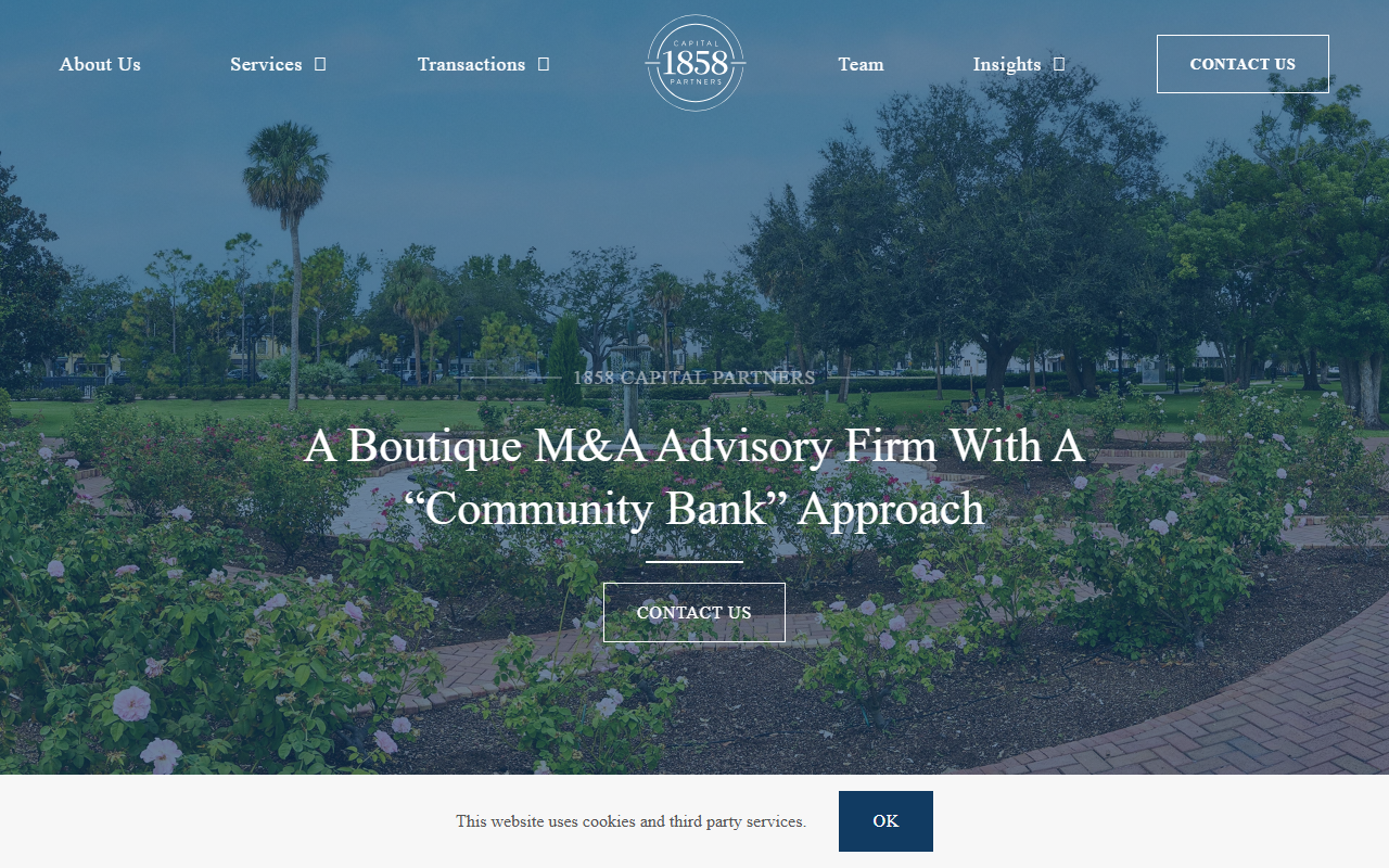 1858partners.com screenshot