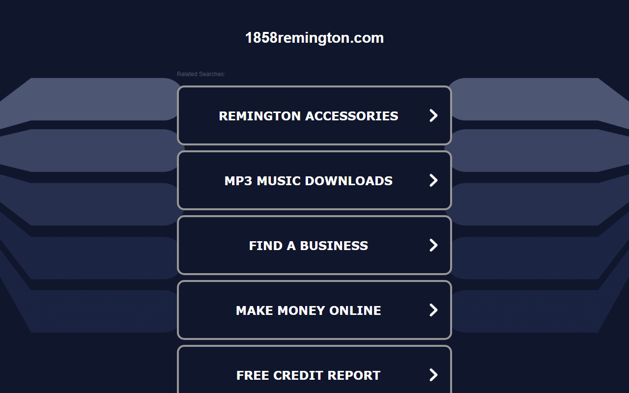 1858remington.com screenshot