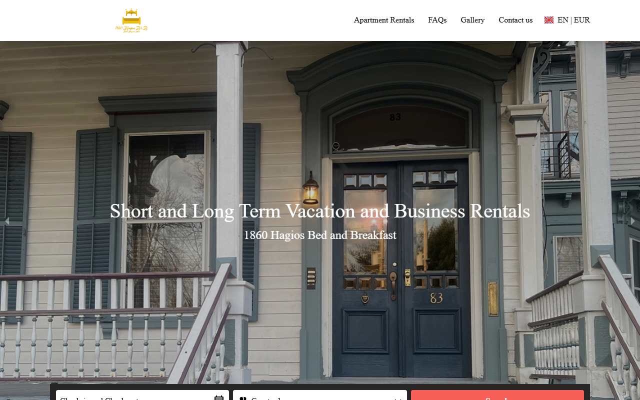 1860hagiosbnb.com screenshot