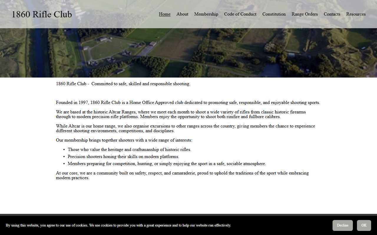 1860rifleclub.com screenshot