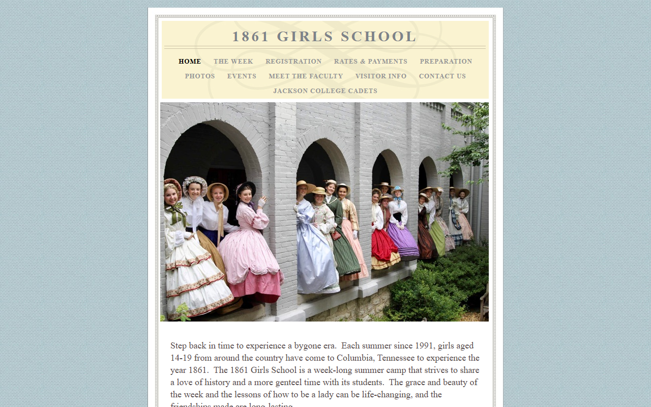 1861girlsschool.com screenshot