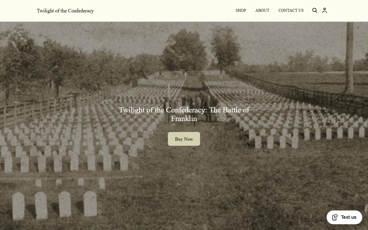 1864civilwar.com screenshot