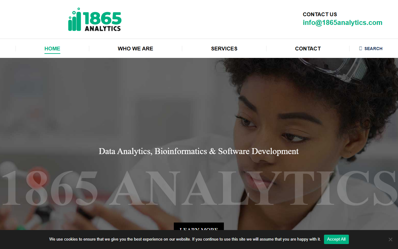 1865analytics.com screenshot