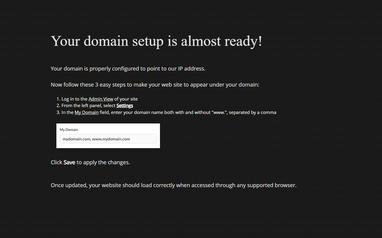 1865productions.com screenshot