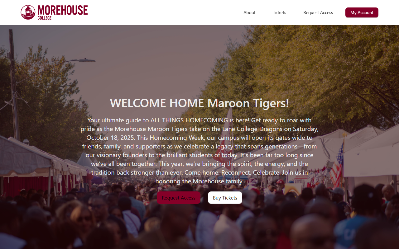 1867alumnievents.com screenshot