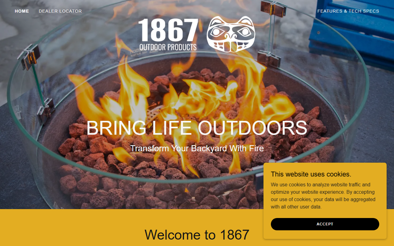 1867outdoor.com screenshot