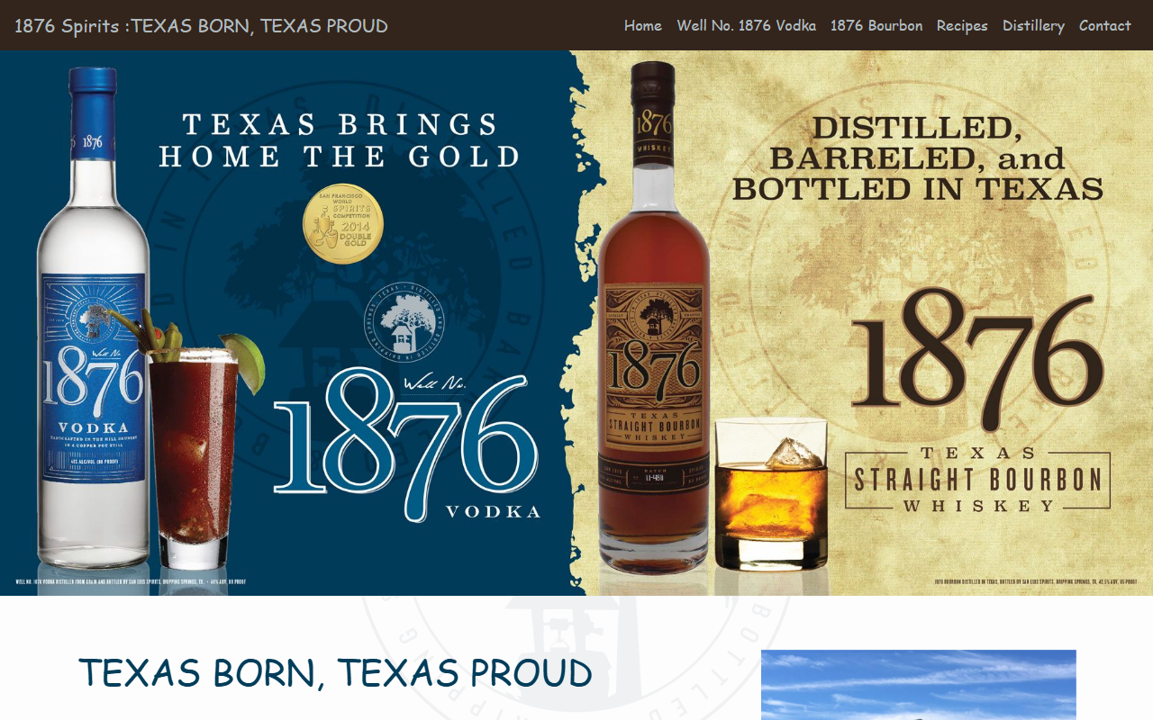 1876spirits.com screenshot