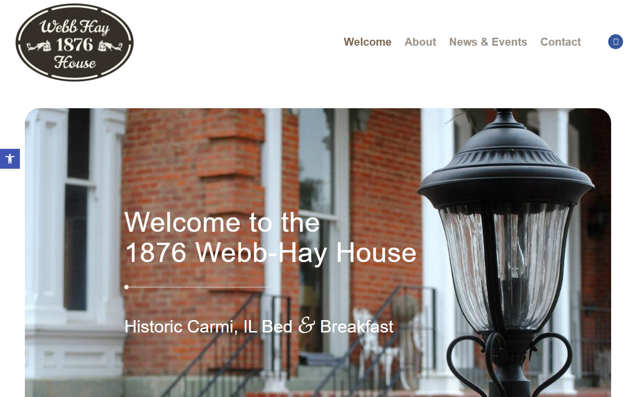 1876webbhayhouse.com screenshot