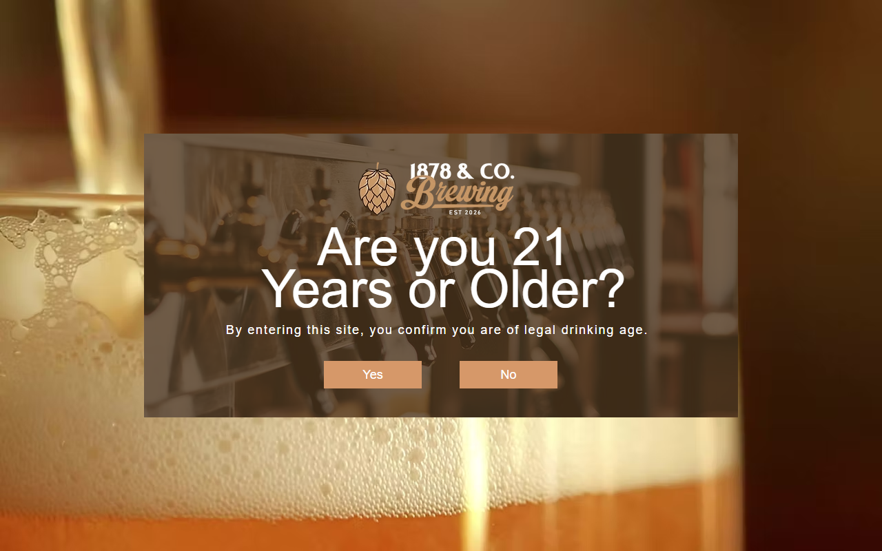 1878brewing.com screenshot