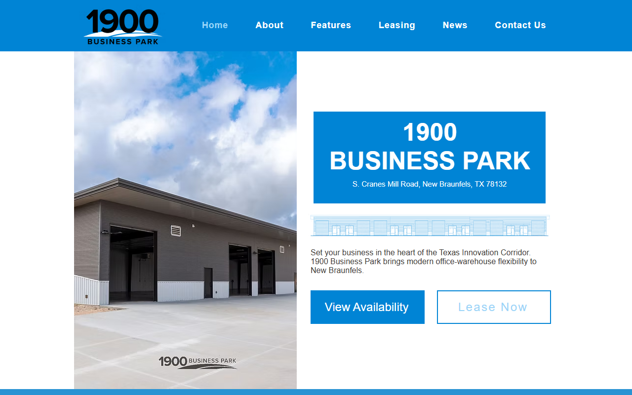1900businesspark.com screenshot