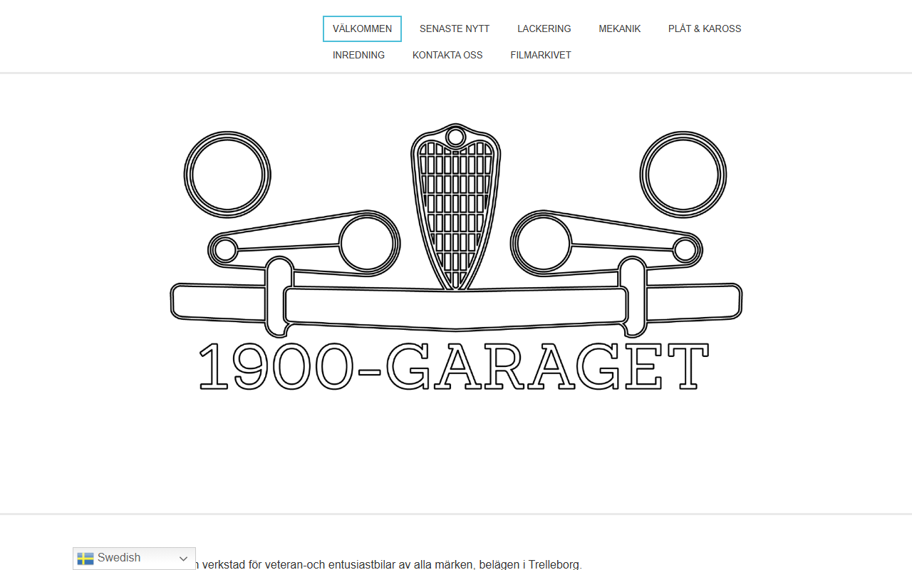 1900garaget.com screenshot