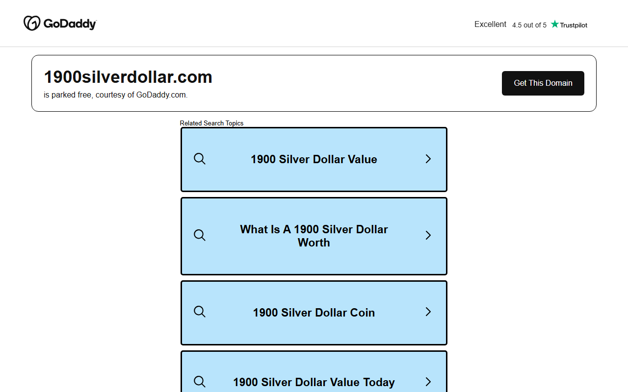 1900silverdollar.com screenshot