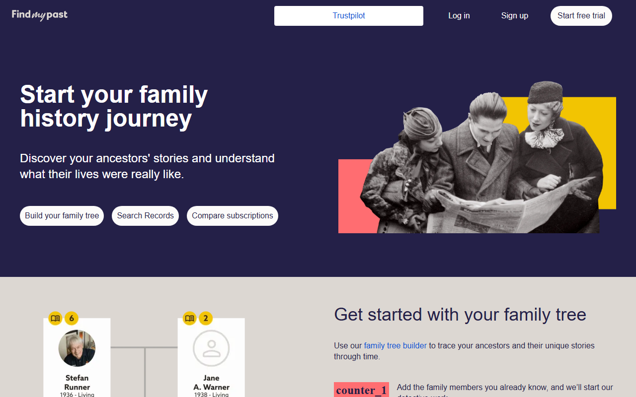1901censusonline.com screenshot