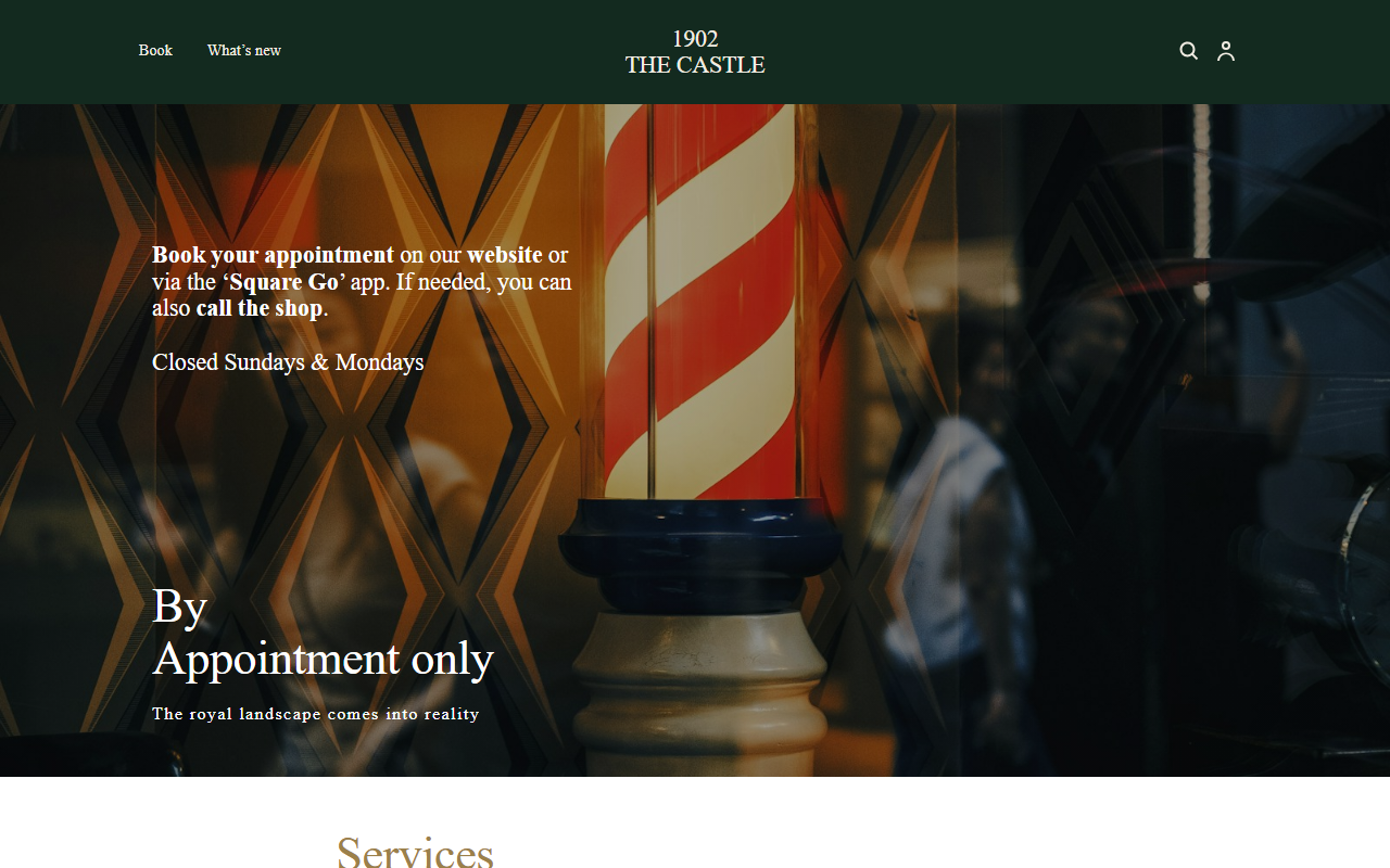 1902thecastle.com screenshot