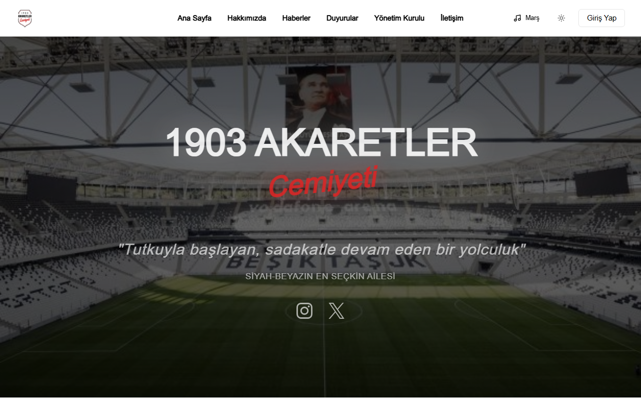 1903akaretler.com screenshot