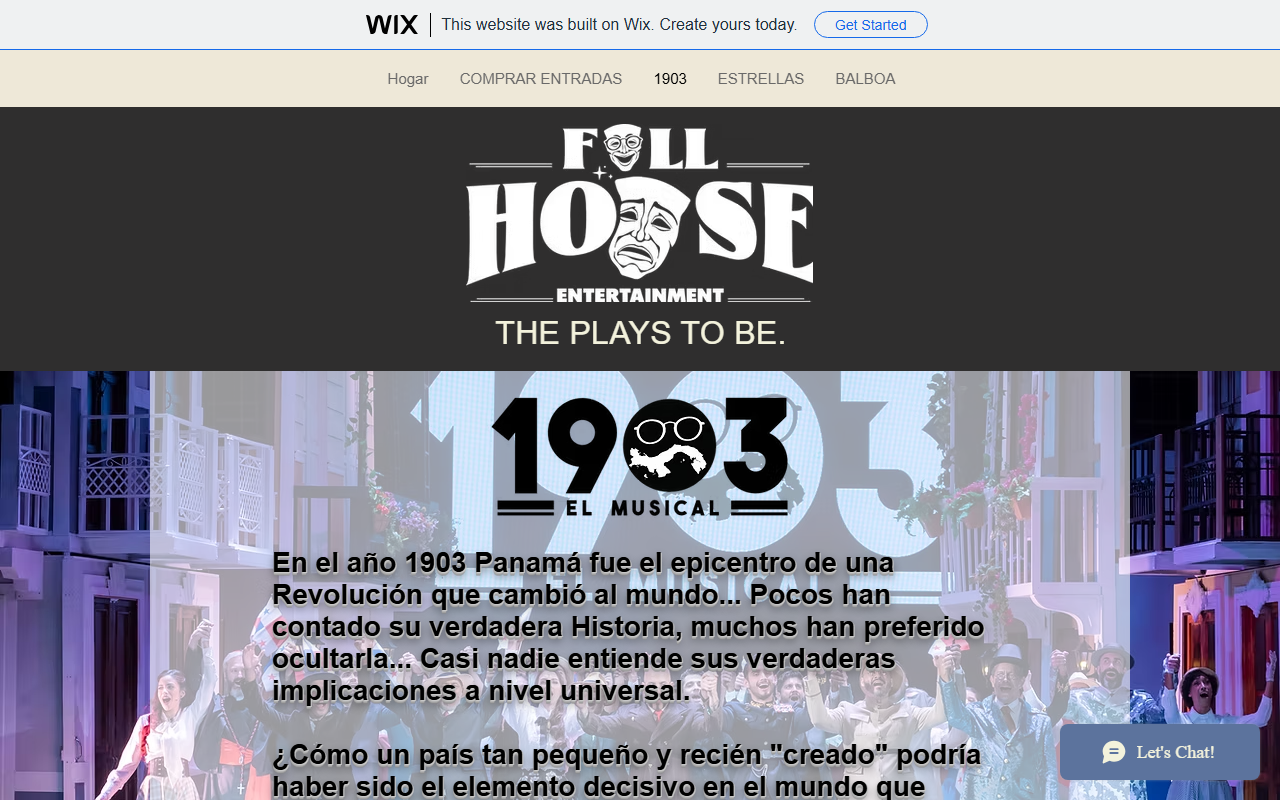 1903musical.com screenshot