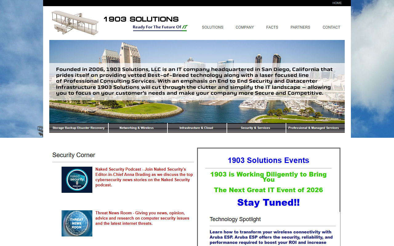 1903solutions.com screenshot