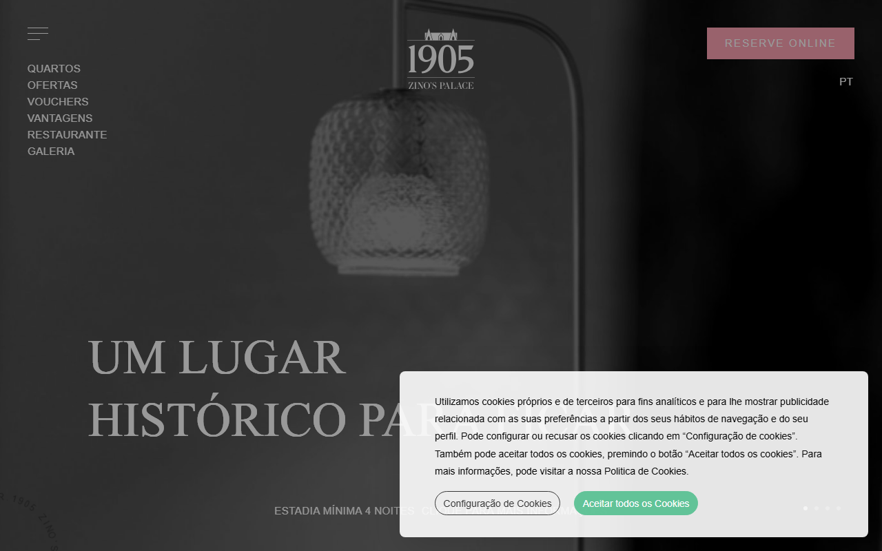 1905zinospalace.com screenshot