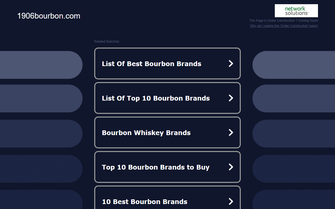 1906bourbon.com screenshot