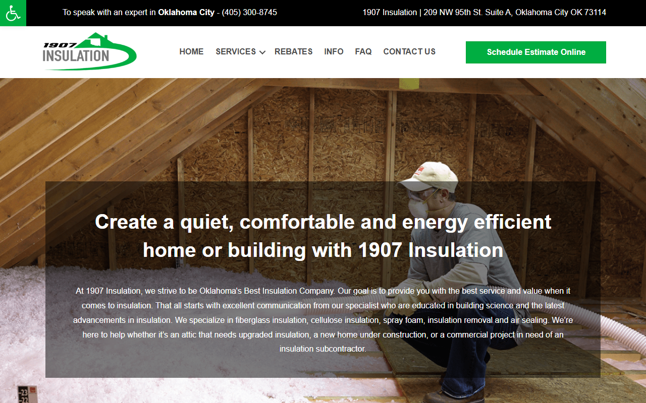 1907insulation.com screenshot