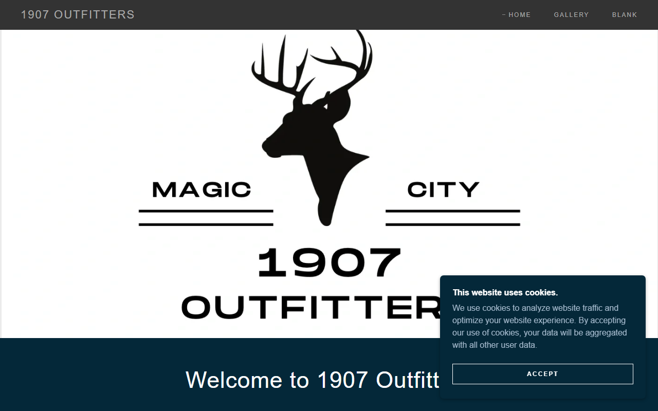 1907outfitters.com screenshot