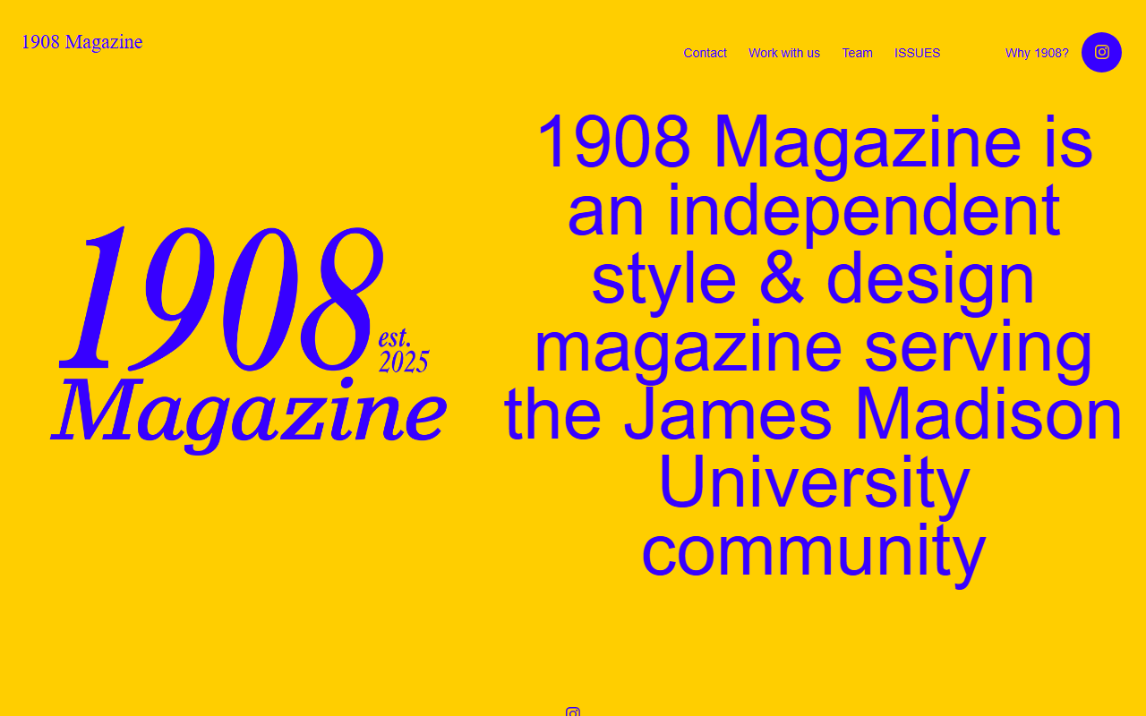 1908magazine.com screenshot