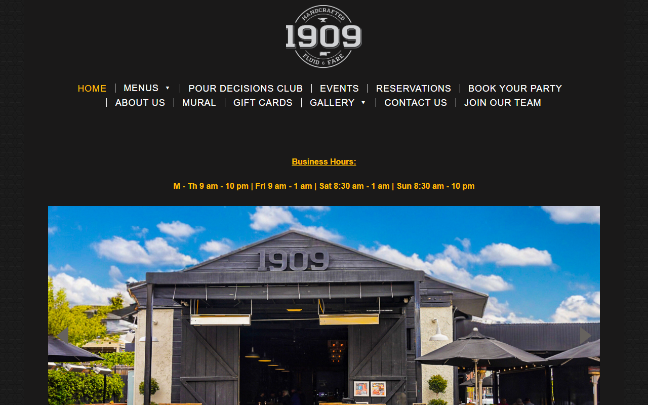 1909temecula.com screenshot