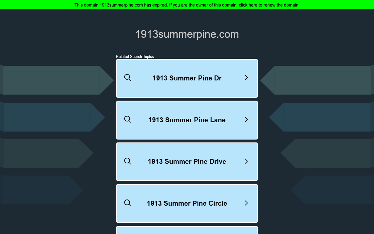 1913summerpine.com screenshot