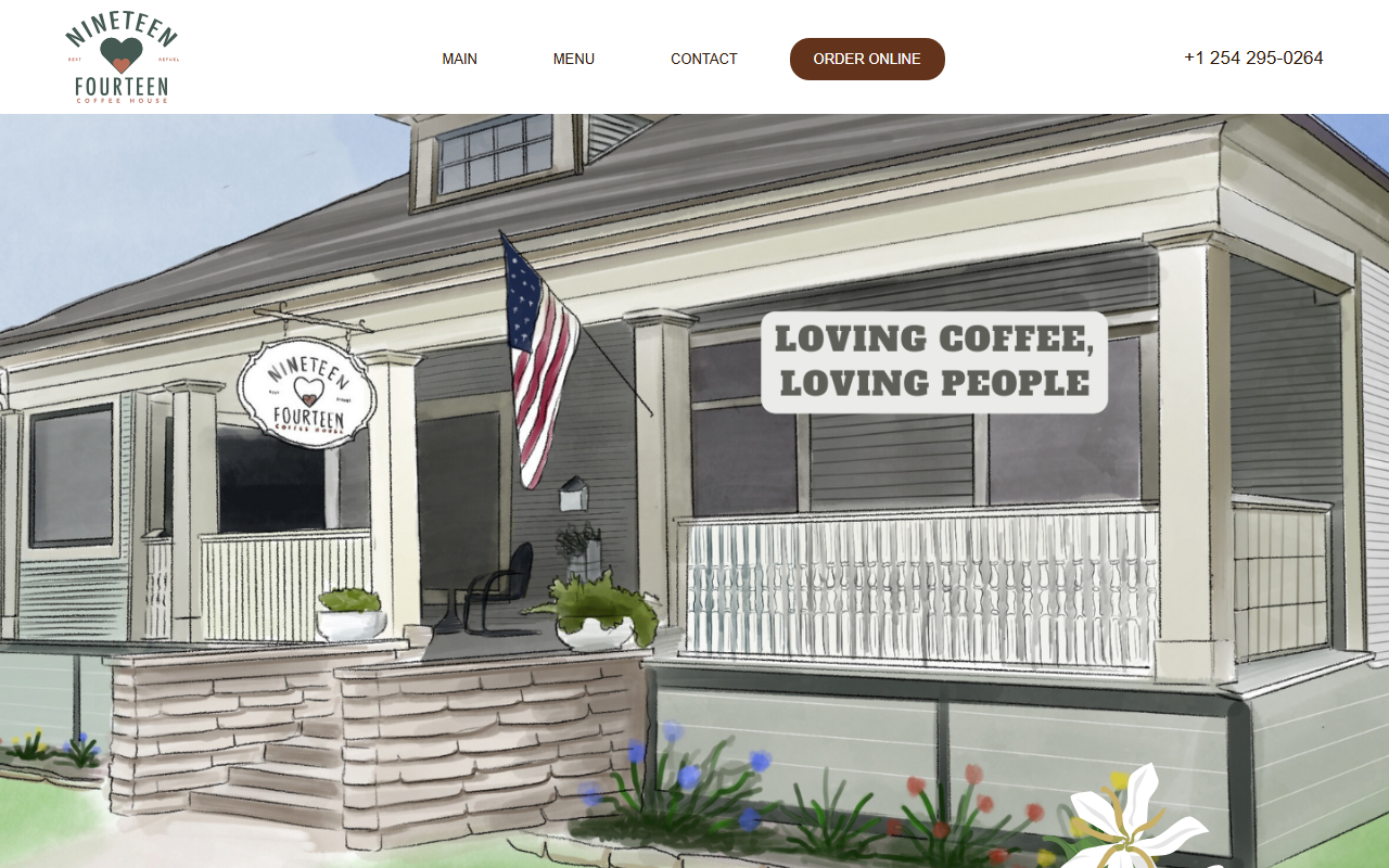 1914coffeehouse.com screenshot