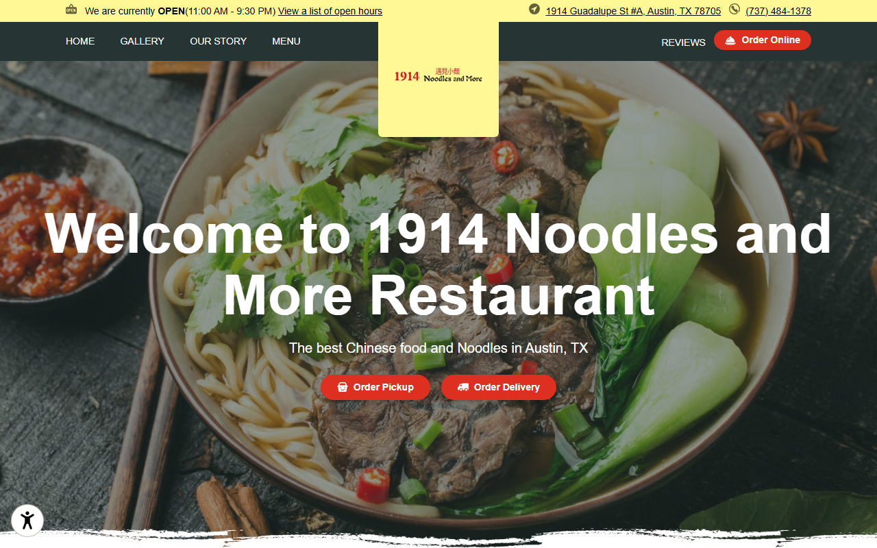 1914noodles.com screenshot