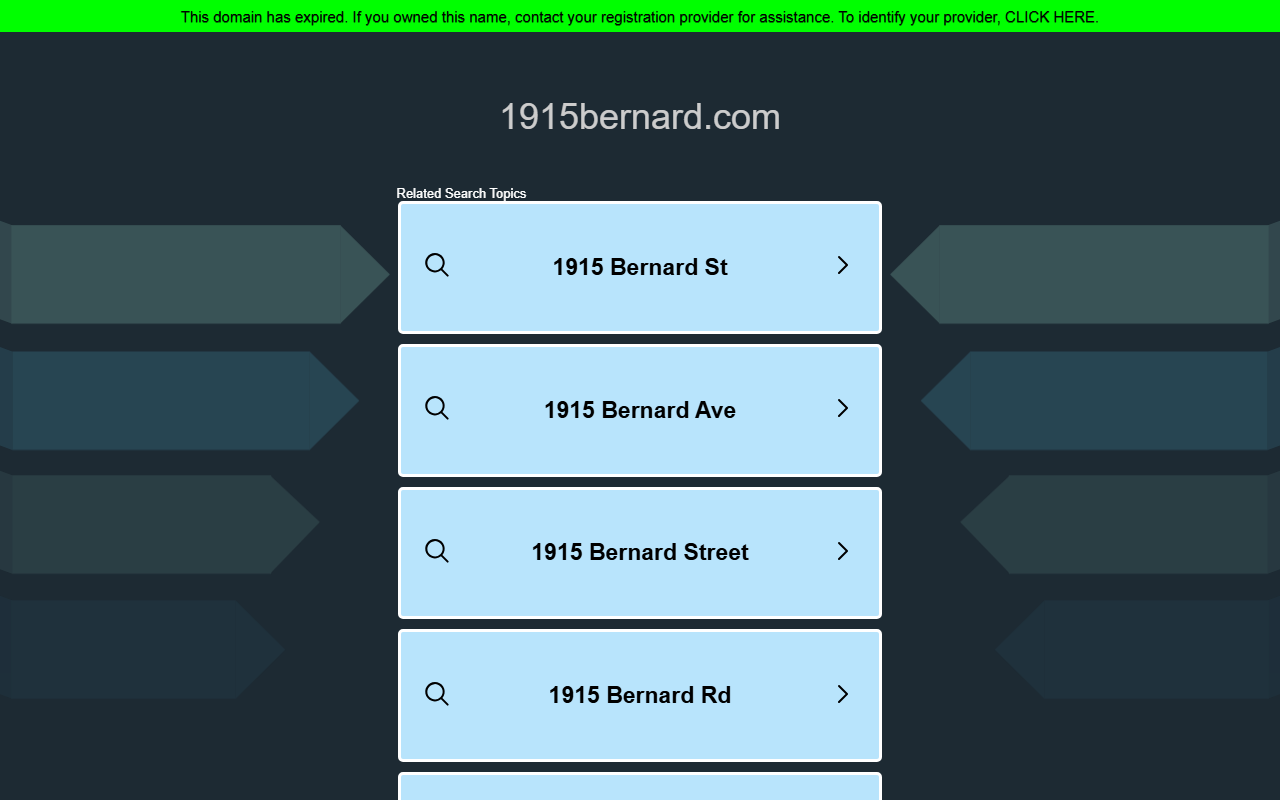 1915bernard.com screenshot