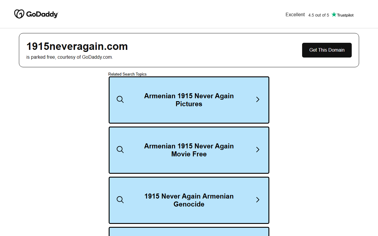 1915neveragain.com screenshot