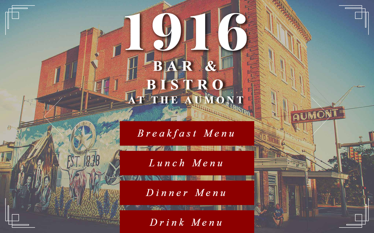 1916barandbistro.com screenshot