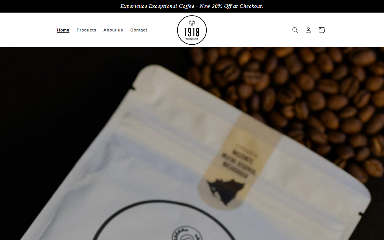 1918coffeeni.com screenshot