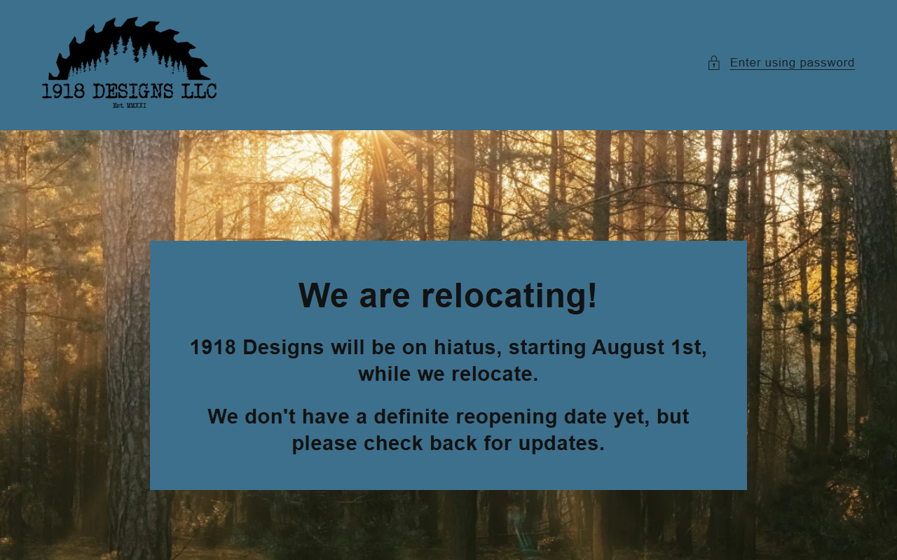1918designs.com screenshot