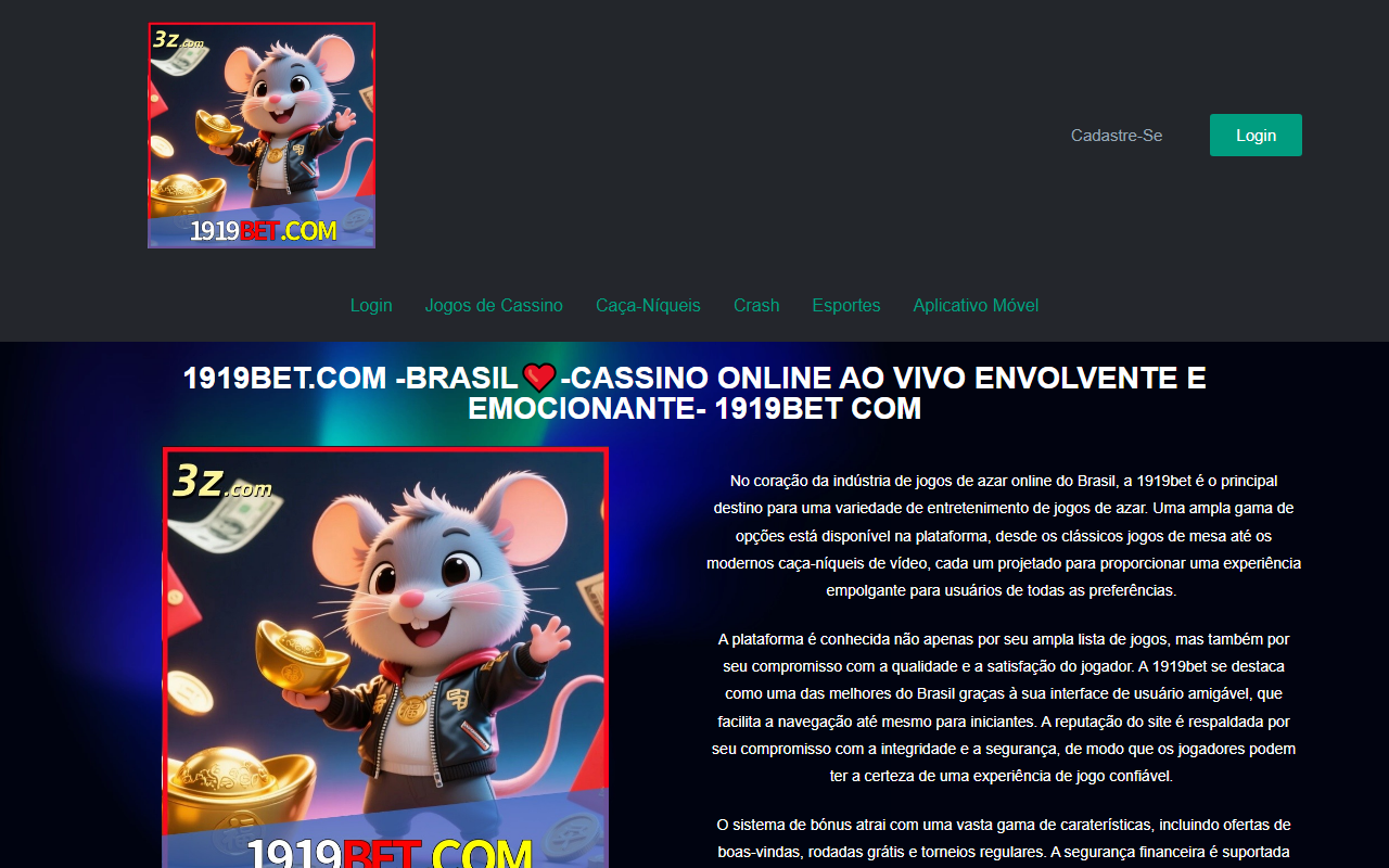 1919bet-bet-br.com screenshot