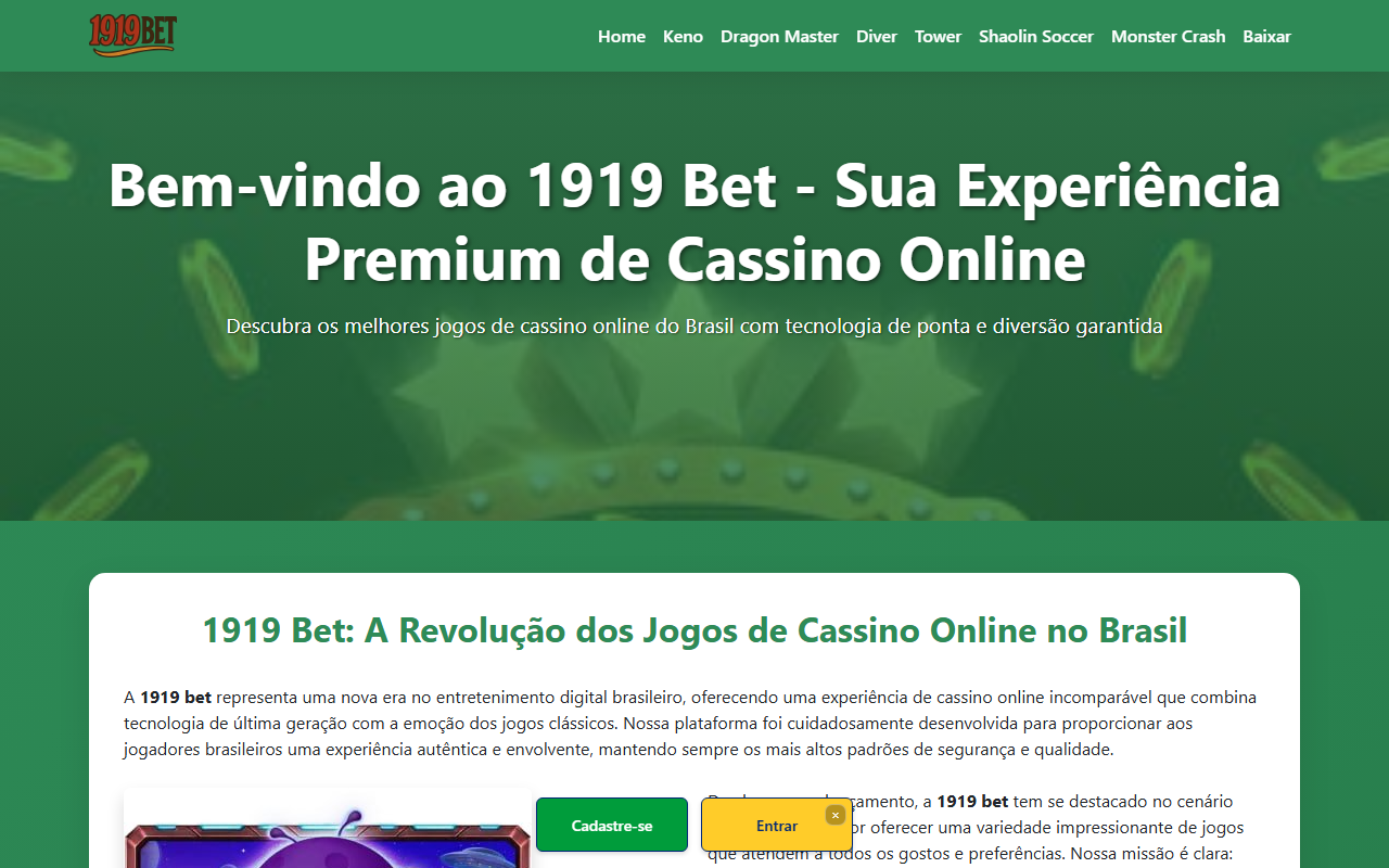 1919betgames.com screenshot
