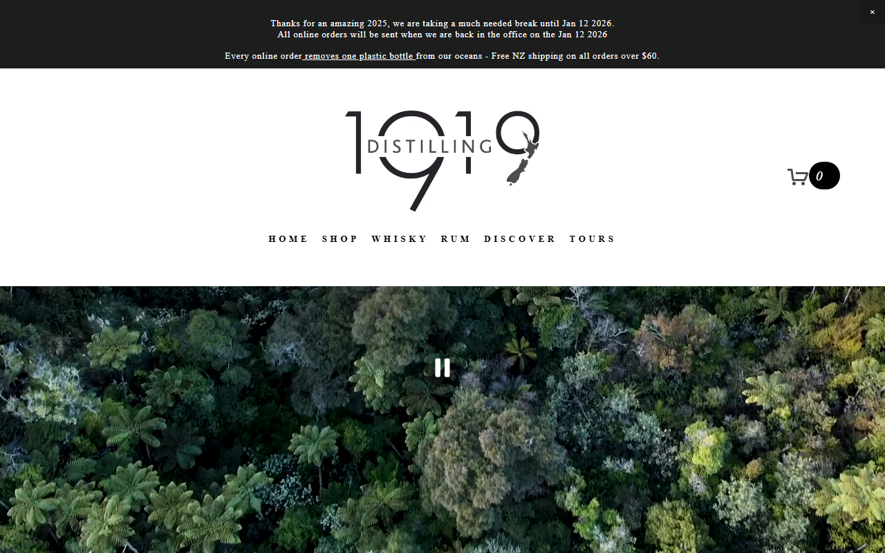 1919distilling.com screenshot