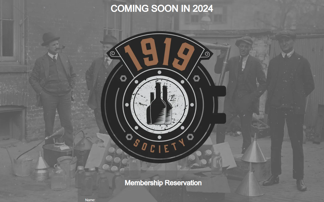 1919society.com screenshot
