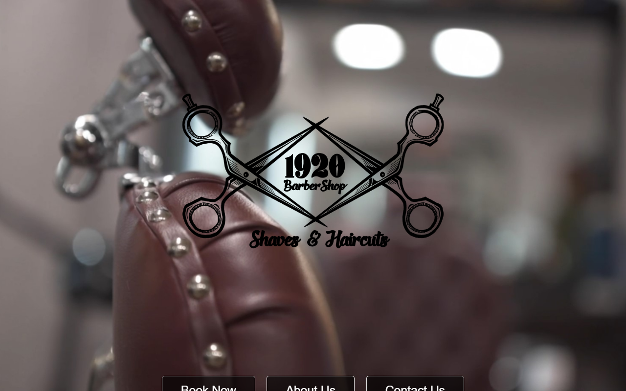 1920barbershop.com screenshot