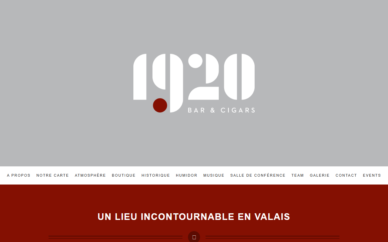 1920cigarlounge.com screenshot