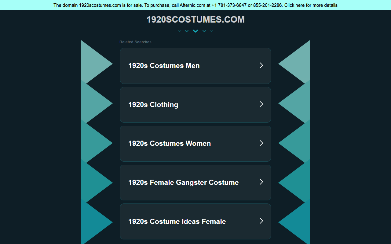 1920scostumes.com screenshot