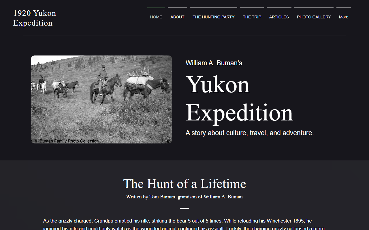 1920yukonhunt.com screenshot