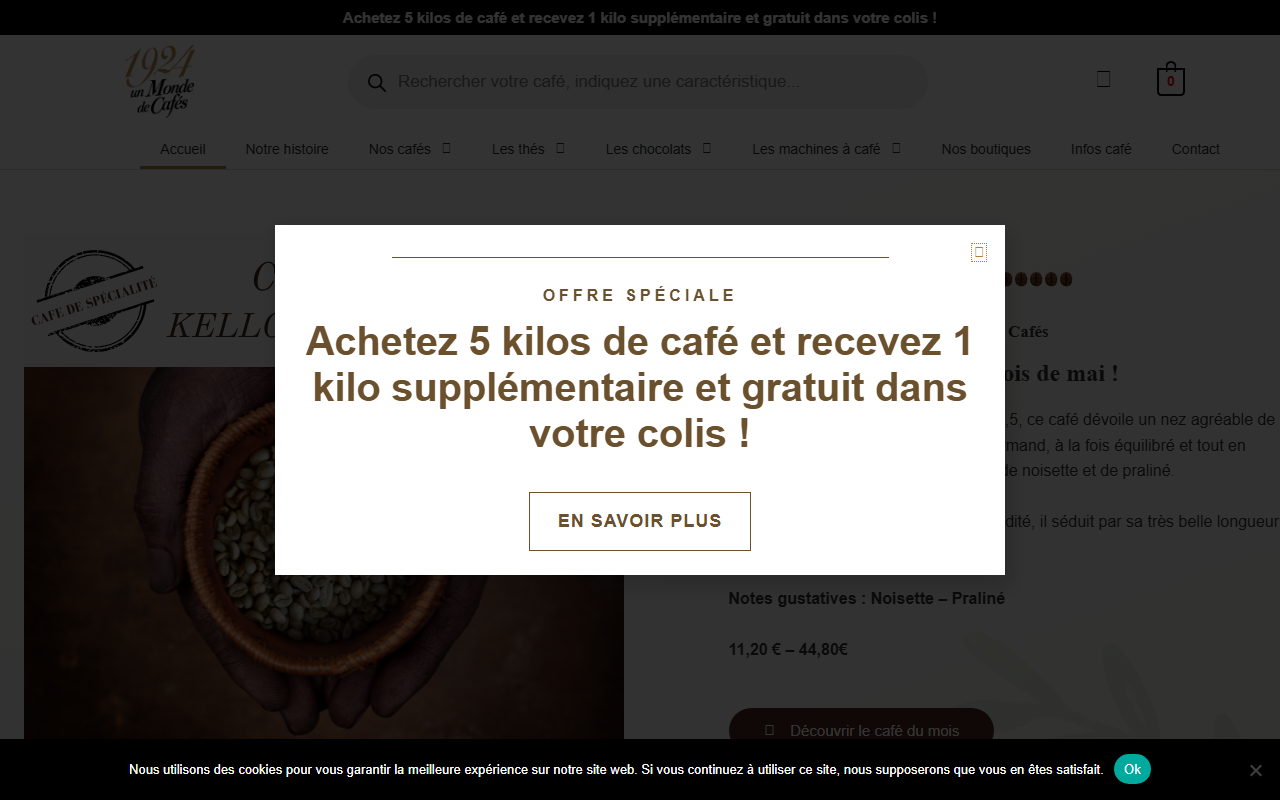 1924lescafes.com screenshot