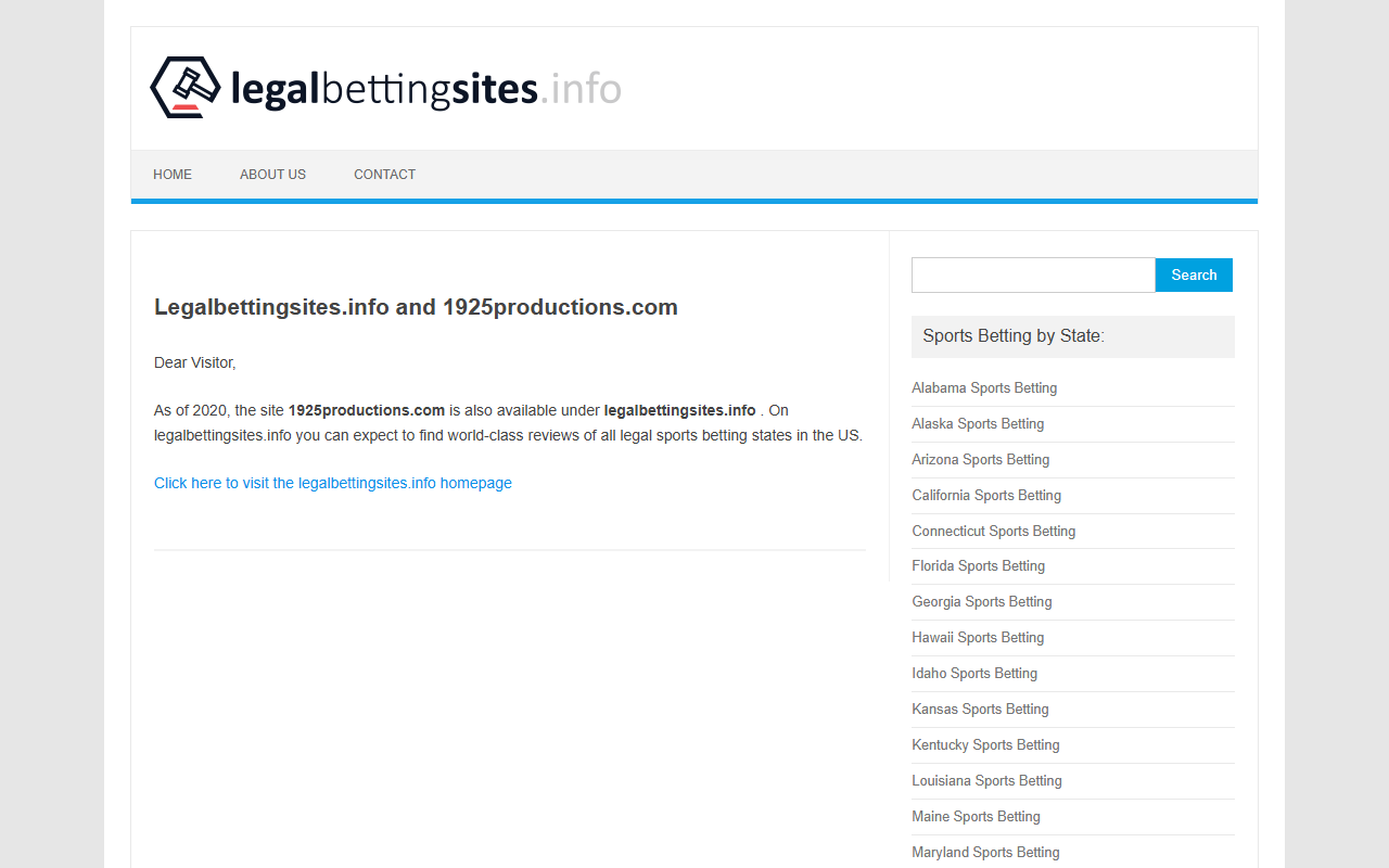1925productions.com screenshot